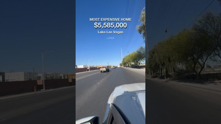 📊 Las Vegas Real Estate Extremes #118 | New Today | $5.585M Lake Las Vegas Home | 8/1/2026