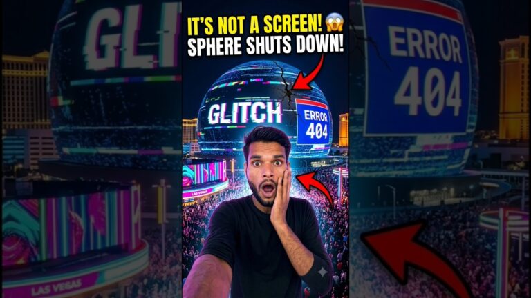 Las Vegas का ये Sphere स्पेस से भी दिखता है?! 😱 #facts #sphere  #theatre #shorts