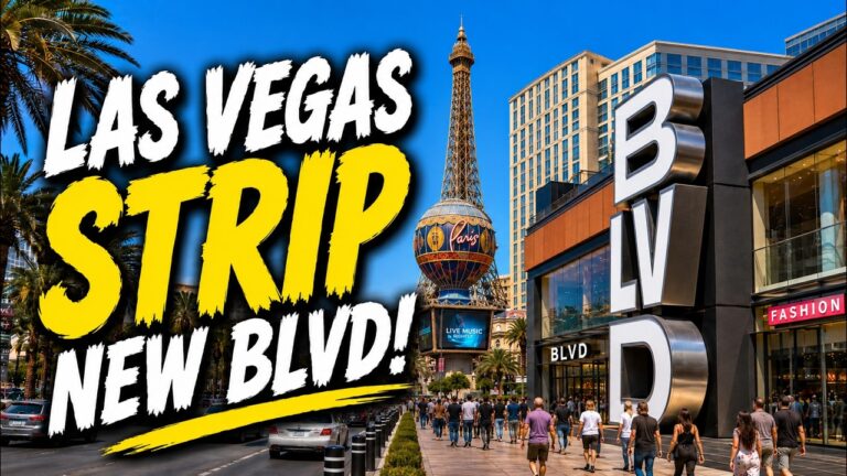 Las Vegas Strip Walk August 2026 | Exploring the NEW BLVD Las Vegas