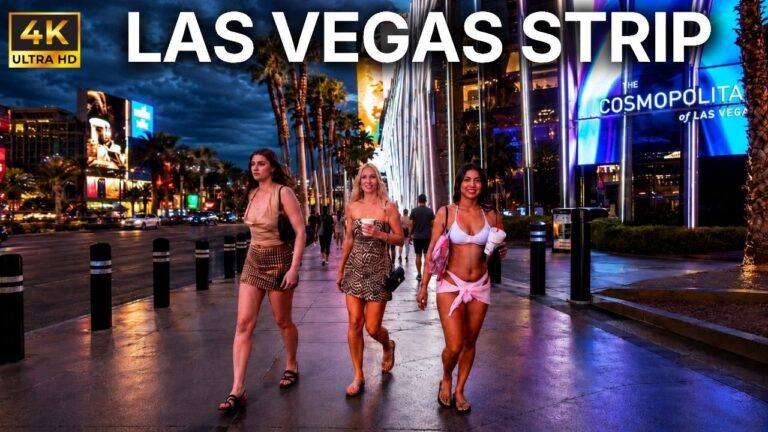 Las Vegas Strip Walking Tour | End of Summer Weekend  | August 2026 [4K HDR]