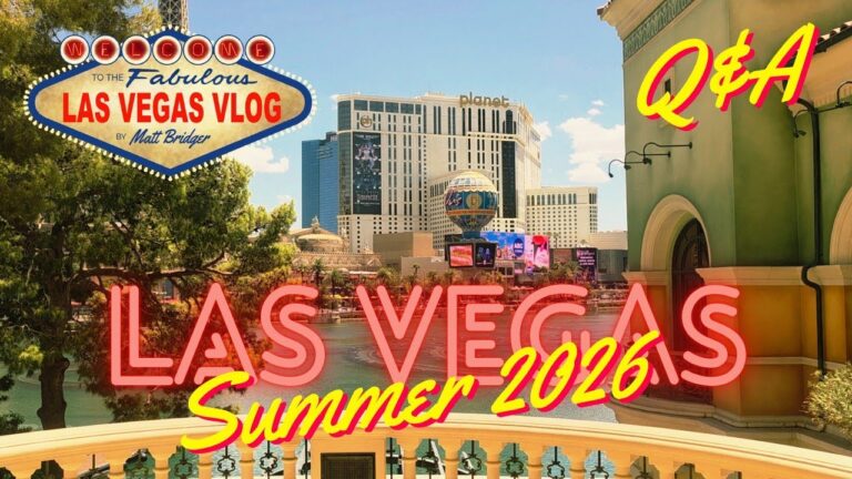 Las Vegas Vlog (28/07/26 – 10/08/26) Part 13: Post Trip Q&A