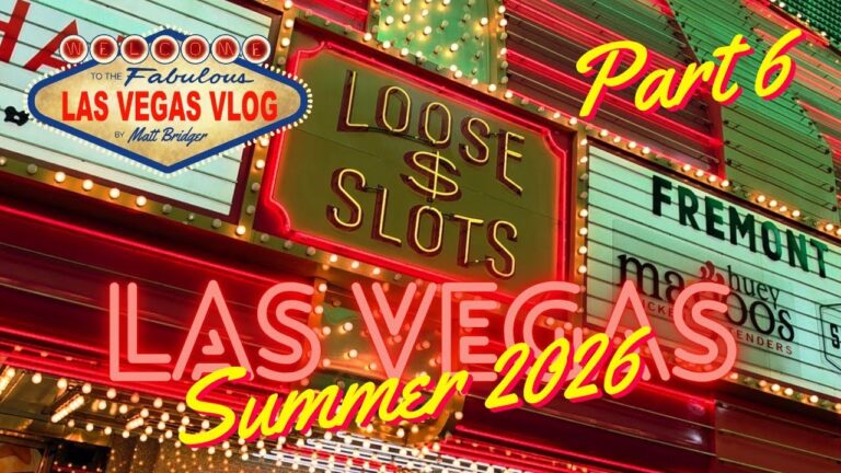 Las Vegas Vlog (28/07/26 – 10/08/26) Part 6: Includes High Limit Group Slot Pull!