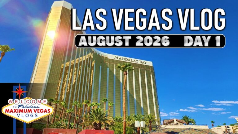 Las Vegas Vlog August 2026 – Part 1 – Winning BIG-ish on Day 1