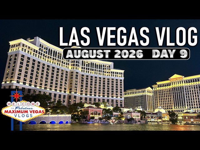 Las Vegas Vlog August 2026 – Part 9 – Bonus After Bonus On The Vegas Strip on Day 9