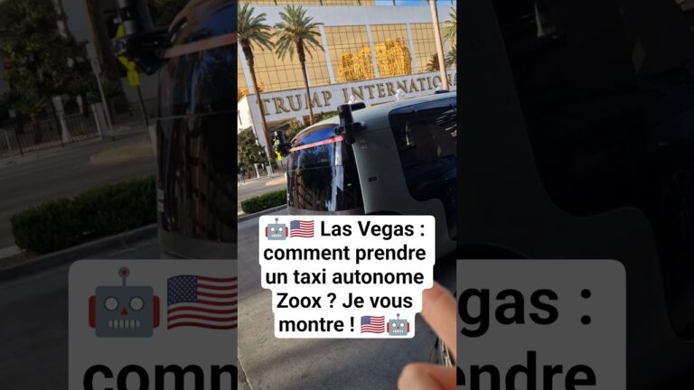 🤖🇺🇸 Las Vegas : comment prendre un taxi autonome Zoox ? Je vous montre ! #lasvegas