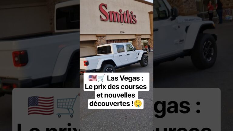 🇺🇸🛒 Las Vegas : je vous ramène faire les courses. Voici le prix ! #lasvegas #vivreauxusa