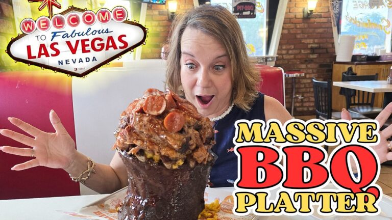 *MASSIVE BBQ* The Fortress Platter | Las Vegas