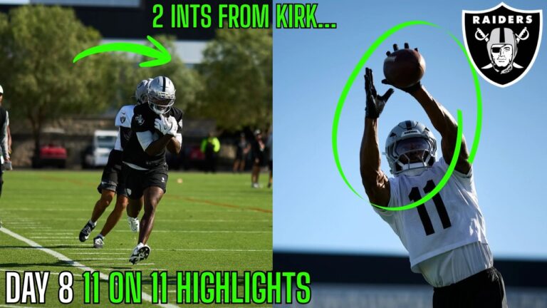 Maxx Crosby & Kirk Cousins WENT AT IT In Las Vegas Raiders Day 8 TRAINING CAMP. | Day 8 Highlights |