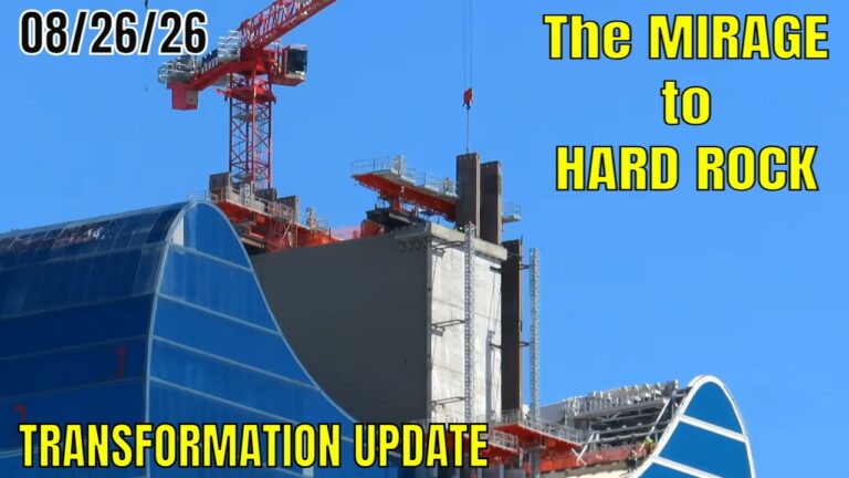 Mirage to Hard Rock Hotel Transformation Update 08 26 2026