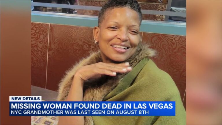 Missing NYC grandmother found dead in Las Vegas