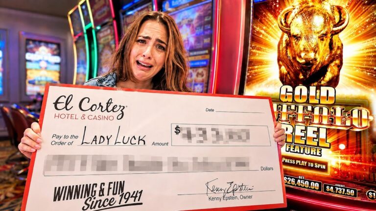 My BIGGEST BIG CHECK EVER SHOCKED The Entire Casino Staff!!