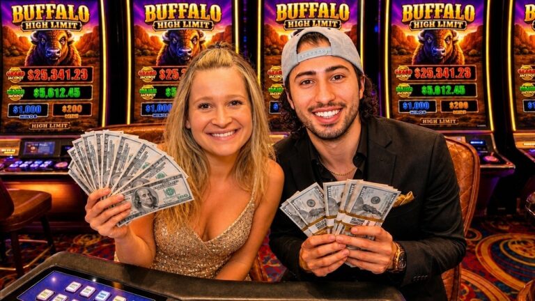 My Wife Found The Greatest Buffalo Slot In The High Limit Room!