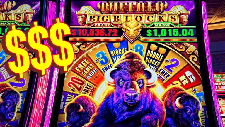 NEW BUFFALO BIG BLOCKS JACKPOT!!!!!!!!!!!!!!