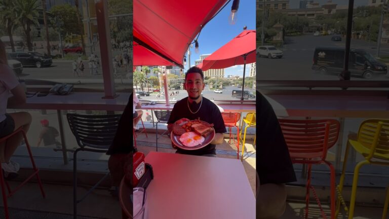 NEW CHEAP BREAKFAST PLATE IN LAS VEGAS! Cabo Wabo Cantina at Miracle Mile Shops