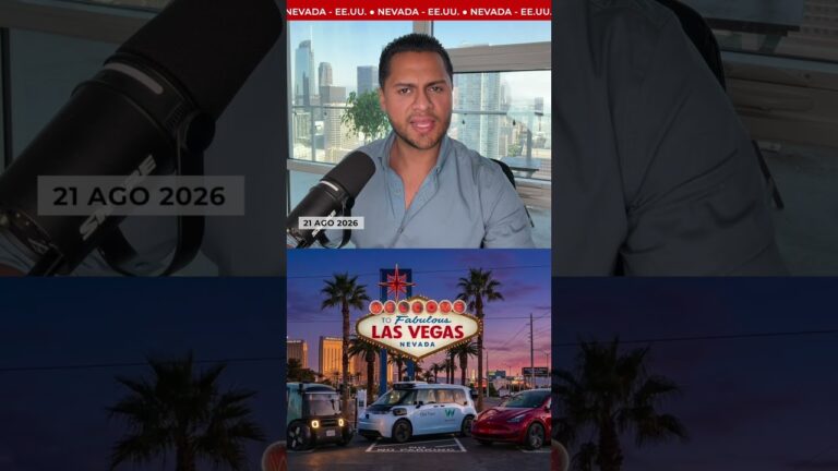 Nevada autoriza miles de robotaxis en Las Vegas #USA #Nevada #Robotaxi