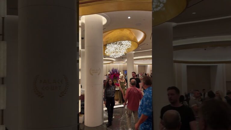 New Palace Court Just Opened Up At Caesars Palace Las Vegas