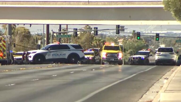 Officer, suspect dead in police shooting, Las Vegas sheriff says