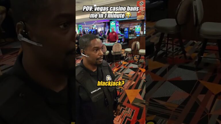 POV Card Counter BANNED for Counting Cards in Las Vegas #blackjack #casino