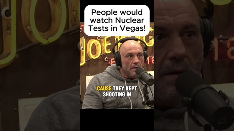People would watch Nuclear Tests in Vegas! #joerogan #jre #joeroganexperience