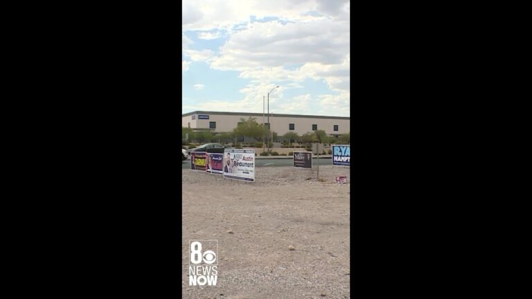 Political signs vandalized across Las Vegas Valley