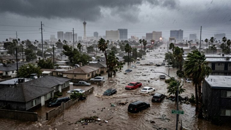 Powerful Monsoon Storm, Flooding Swept Away Homes, Cars in Las Vegas, Reno Nevada