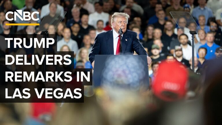 President Trump delivers remarks at Red Rock Casino Resort and Spa in Las Vegas — 8/5/2026