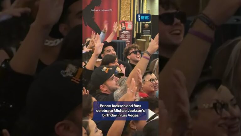 Prince Jackson at Michael Jackson ONE in Las Vegas on what would’ve been his dad’s 68th birthday.