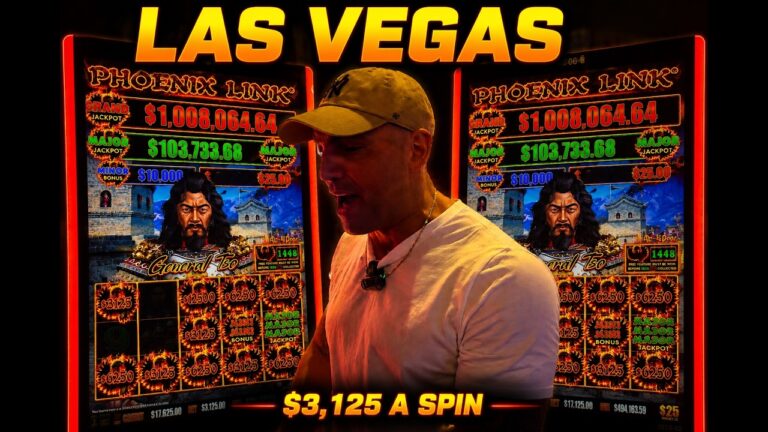 Risking $3,125 a Spin & Hitting Big! Las Vegas Casino Vlog #highlimit #slots