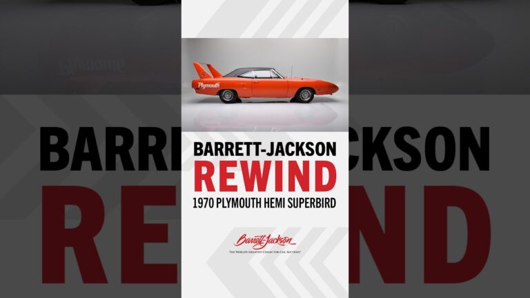 SOLD! 1970 Plymouth HEMI Superbird – BARRETT-JACKSON LAS VEGAS REWIND