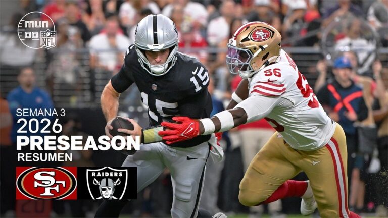 San Francisco 49ers vs. Las Vegas Raiders | Semana 3 – Pretemporada NFL 2026 | Resumen en español
