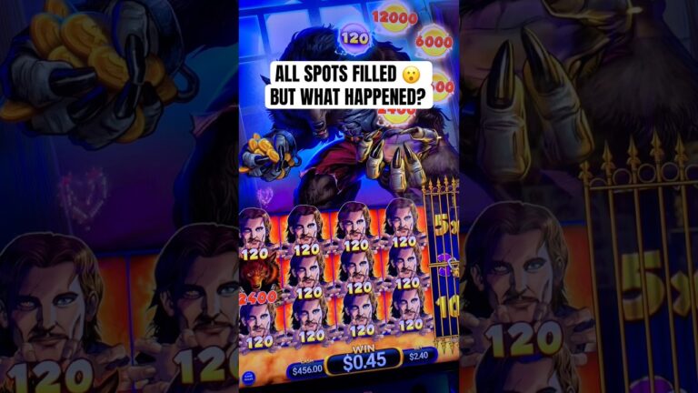 See What Happens Next… Werewolf Fury Slot Machine #lasvegas #shorts