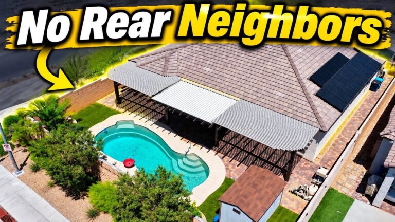 Southwest Las Vegas Home for Sale w/ Heated Pool + Paid-Off Solar with no Rear Neighbors
