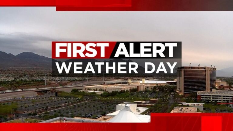 Storm chances, cooler than normal highs continue for Las Vegas