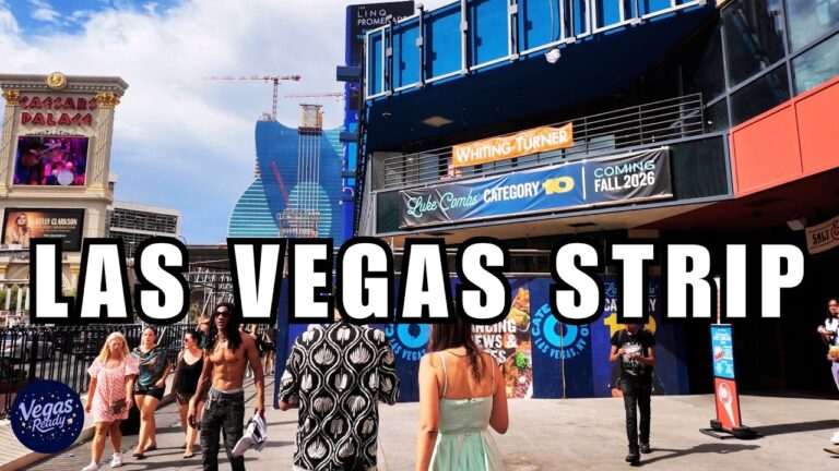 Sunday Afternoon Vegas Strip Walking Tour In August 2026
