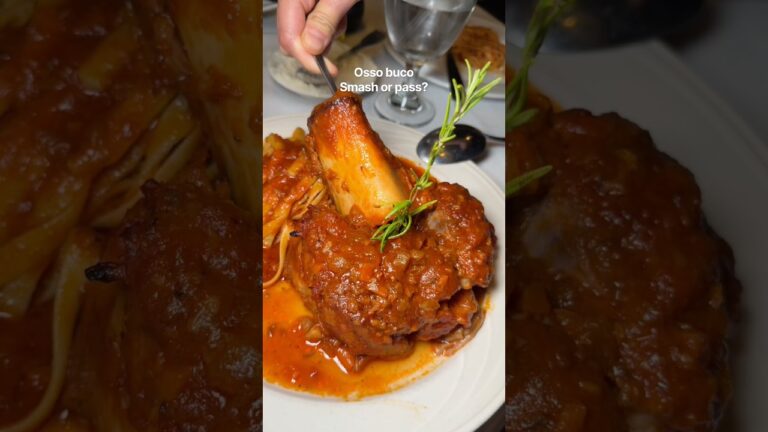 Super tender Osso Buco from Pasta Mia in Las Vegas! #italianfood #ossobuco #food