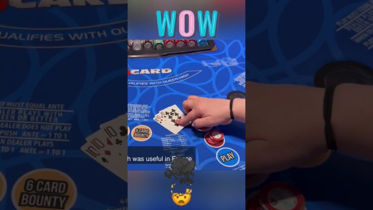 TRIPS!!! 3 CARD POKER in LAS VEGAS!  #casino #poker