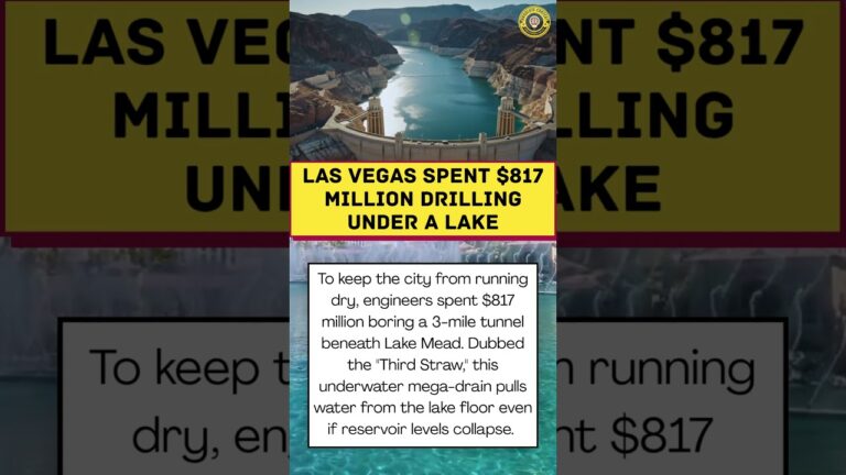 The $817M Underground Tunnel Saving Las Vegas #lasvegas #engineering #infrastructure