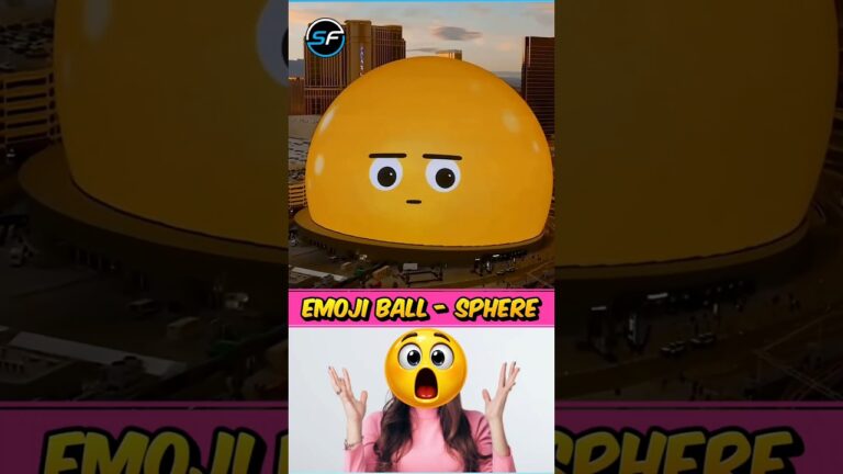 😱 The Giant Emoji Ball in Las Vegas! 🎭✨