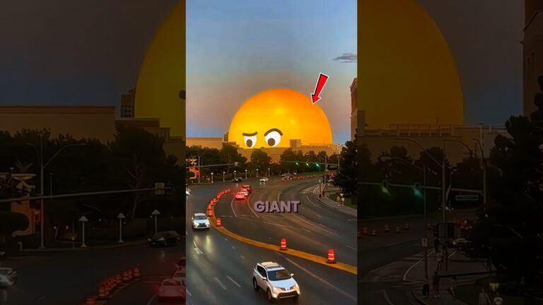 The Giant Glowing Sphere in Las Vegas 🤯 | Sphere Las Vegas Explained #Shorts