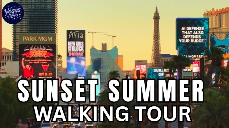 The Las Vegas Strip During A Hot Summer Day In August 2026