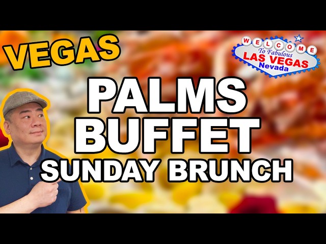 The Sunday Brunch at the Palms Casino AYCE Buffet! Las Vegas