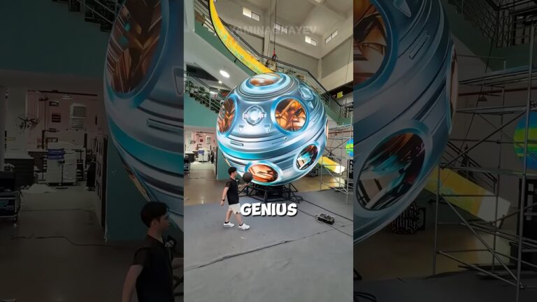 They Built Mini Las Vegas Sphere😳 #businessideas #leddisplay #digitalsignage #usashorts