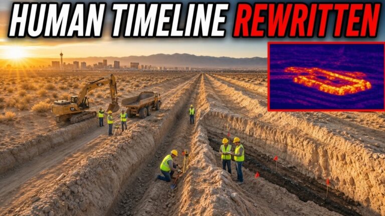 This Two Miles of Trenches Outside Las Vegas Were Dug to Rewrite The Human Timeline