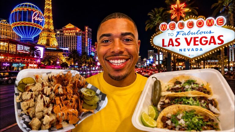 Trying Viral Late Night Eats in Las Vegas Nevada