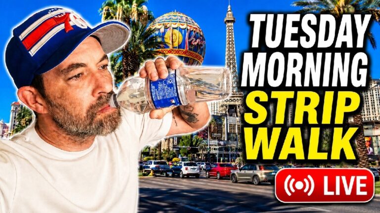 Tuesday Morning LIVE on the Las Vegas Strip ☀️ | Vegas Walk