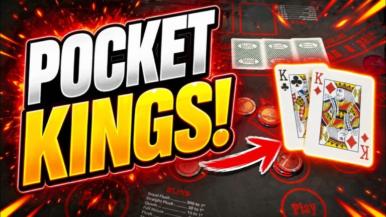 ULTIMATE TEXAS HOLD ‘EM in LAS VEGAS! POCKET KINGS!! 🍀🍀 (UTH) IRL