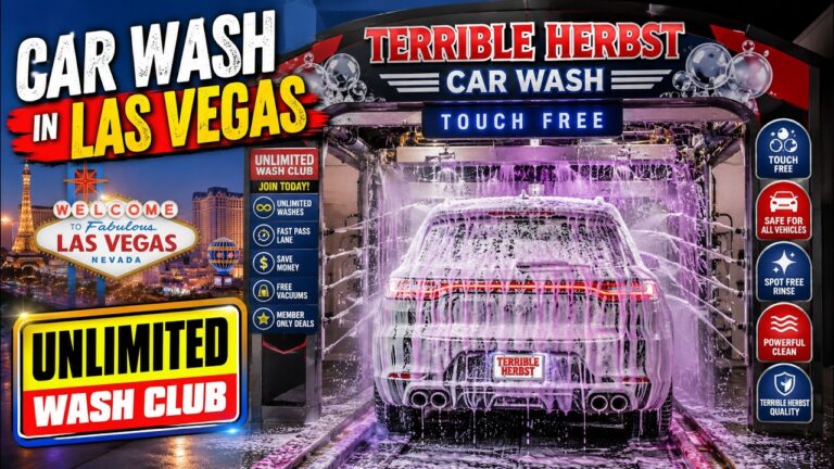 UNLIMITED CAR WASH in LAS VEGAS 🚗💦🇺🇸 Unbegrenzt Autowaschen in Las Vegas? Ich habe es getestet!