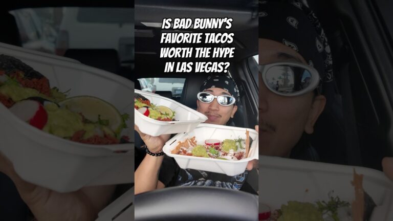 Villas tacos in Las Vegas! Is it worth it? #tacos #lasvegas #badbunny #food #mexican