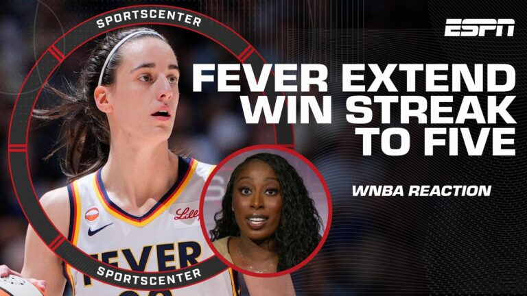 WNBA Reaction 🍿 Dream top Aces in Vegas, Fever score 100+ again | SportsCenter