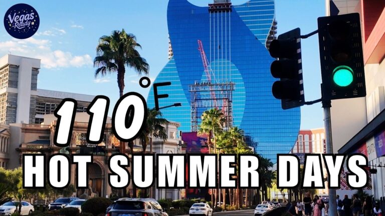 Walking Tour Of Las Vegas Strip – Fall Aria Display, Miracle Mile Shops, & More